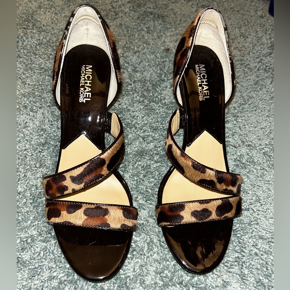 Michael Kors Leopard Print Heels